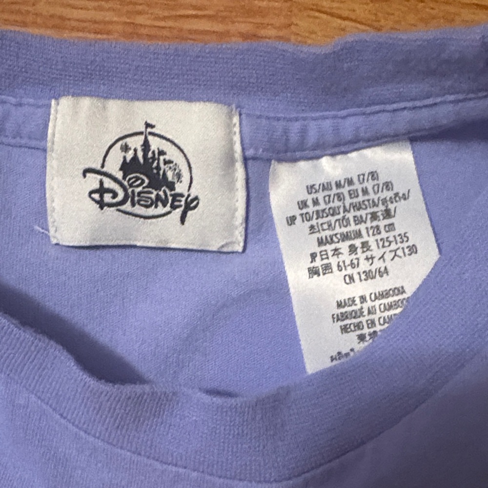 Disney Lavender Daisy Duck Graphic Tee with Pink Bow - Picture 2 of 3